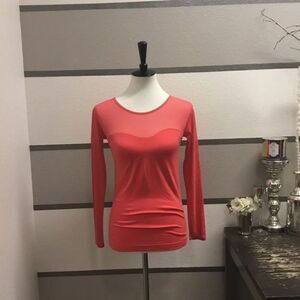 F&F Coral Mesh Top